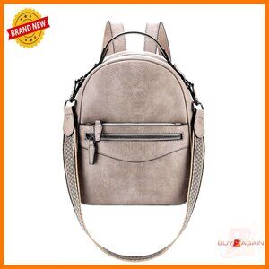 Mini Leather Backpack Purse Convertible 3 Ways Shoulder Bag Travel Daypack